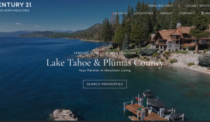 Lake Tahoe Plumas County Website Homepage