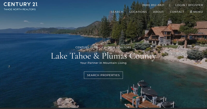 Lake Tahoe Plumas County Website Homepage